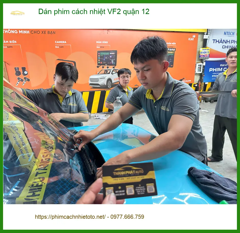 Trung Tâm Dán Phim Cách Nhiệt Ô Tô phim cách nhiệt VF2 quận 12 - Thi Công Chuyên Nghiệp ảnh thực tế 2