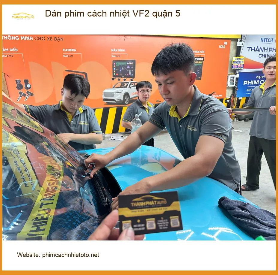 Nơi Dán Phim Cách Nhiệt Ô Tô phim cách nhiệt VF2 quận 5 - Gắn Nhanh Trong Ngày ảnh thực tế 2