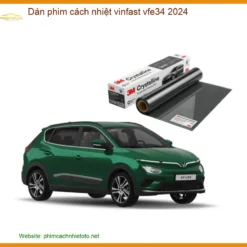 Dán Phim Cách Nhiệt Vinfast VF e34 2024 - Trung Tâm Lắp Đặt Chính Hãng Uy Tín TPHCM