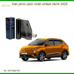 Dán Phim Cách Nhiệt VinFast VF e34 2025 - Địa Chỉ Lắp Đặt Uy Tín TPHCM