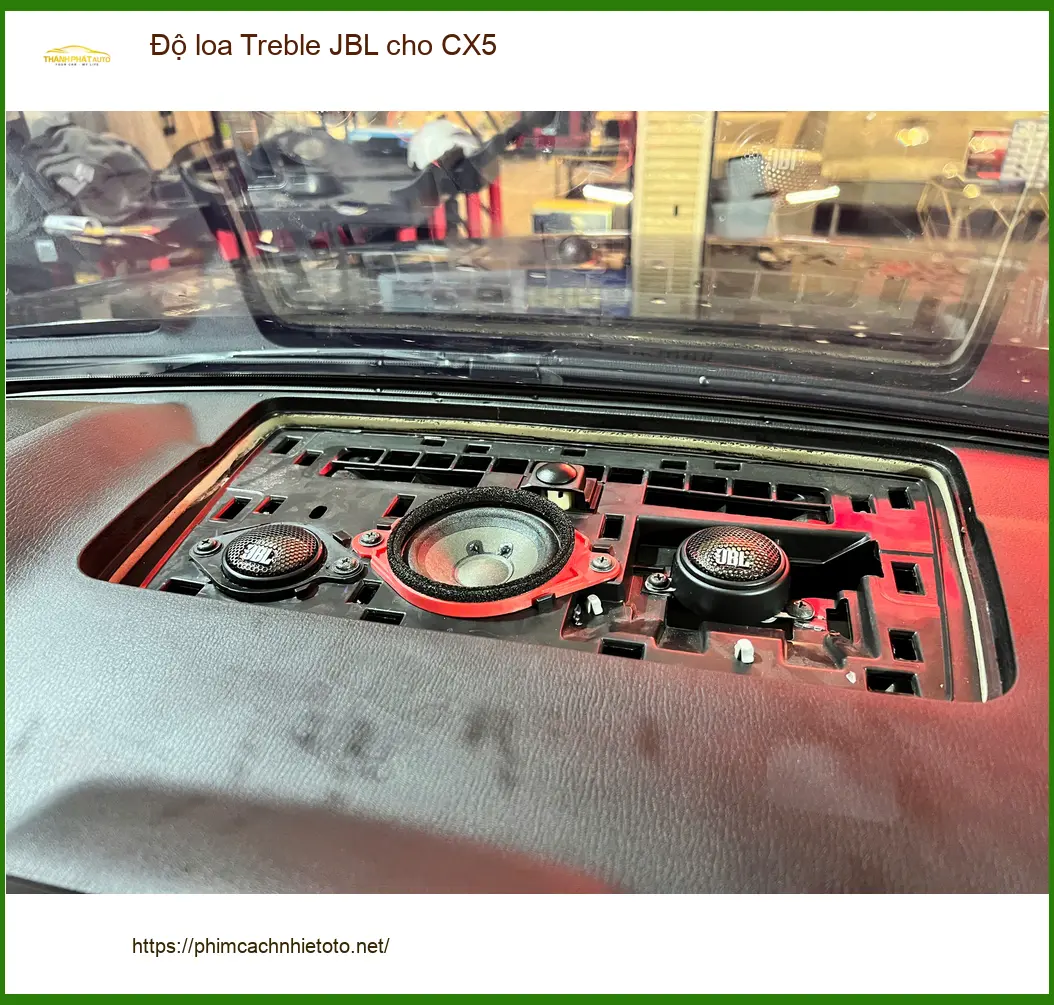 Anh Hưng độ loa Treble JBL cho CX5 tại Thủ Đức để cải thiện chất âm