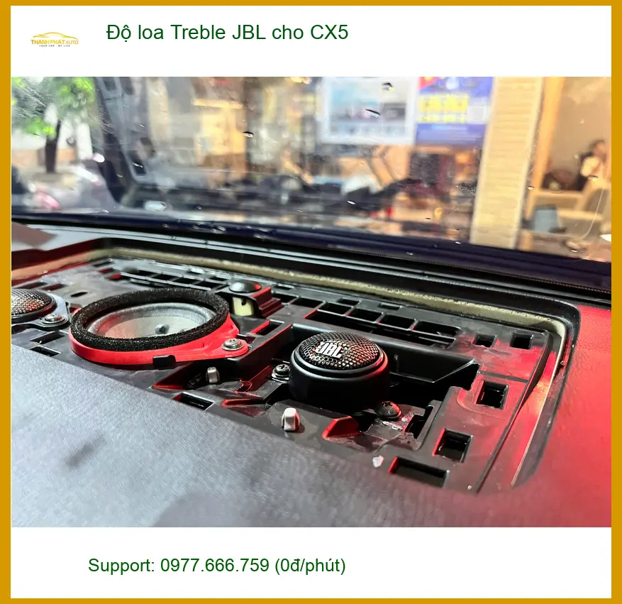 Anh Hưng độ loa Treble JBL cho CX5 tại Thủ Đức để cải thiện chất âm ảnh thực tế 3