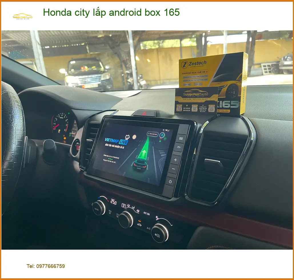 Anh Huy lắp Android Box cho Honda City tại Quận 12 để giải trí đa năng ảnh thực tế 2