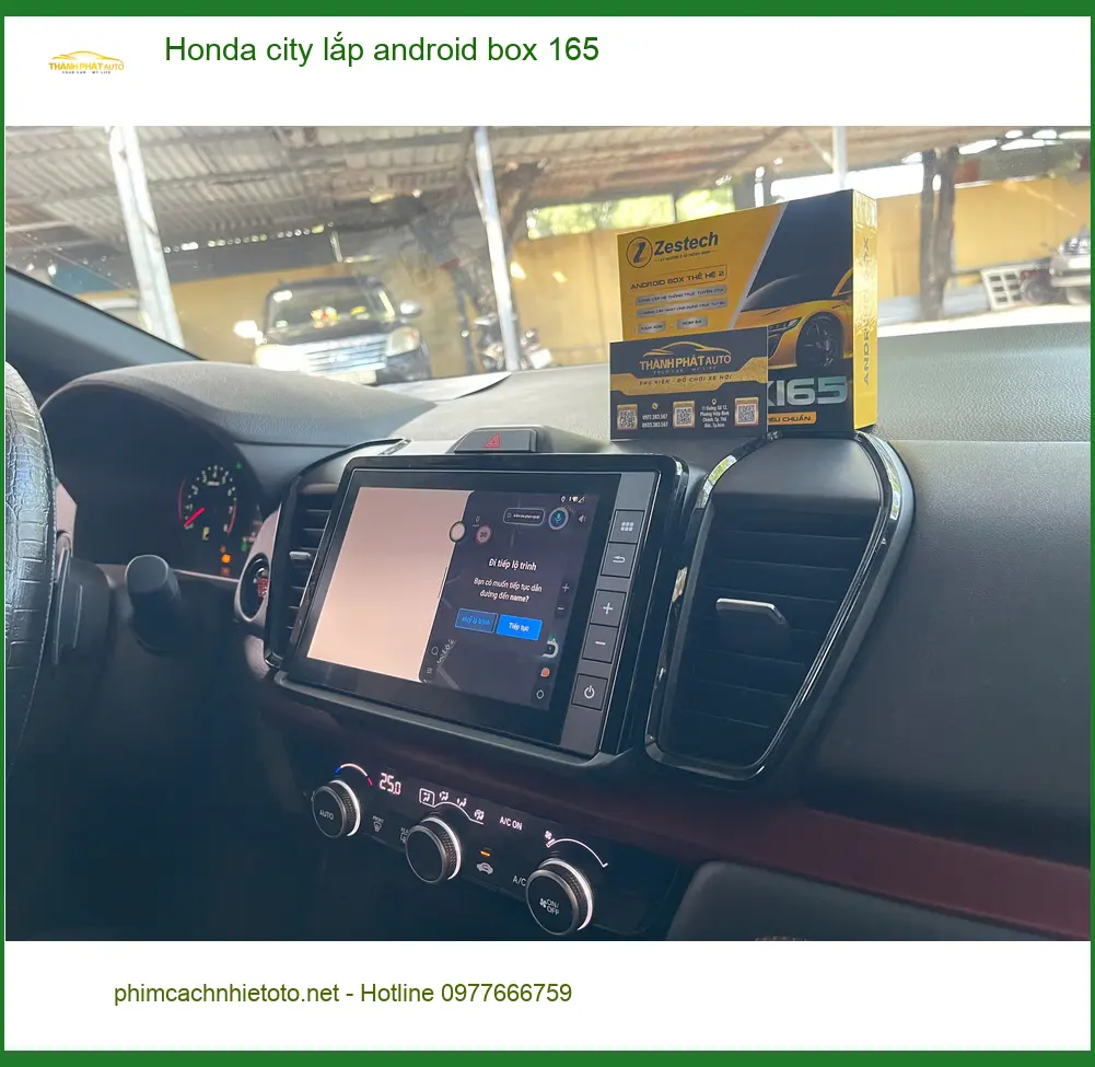 Anh Huy lắp Android Box cho Honda City tại Quận 12 để giải trí đa năng ảnh thực tế 4