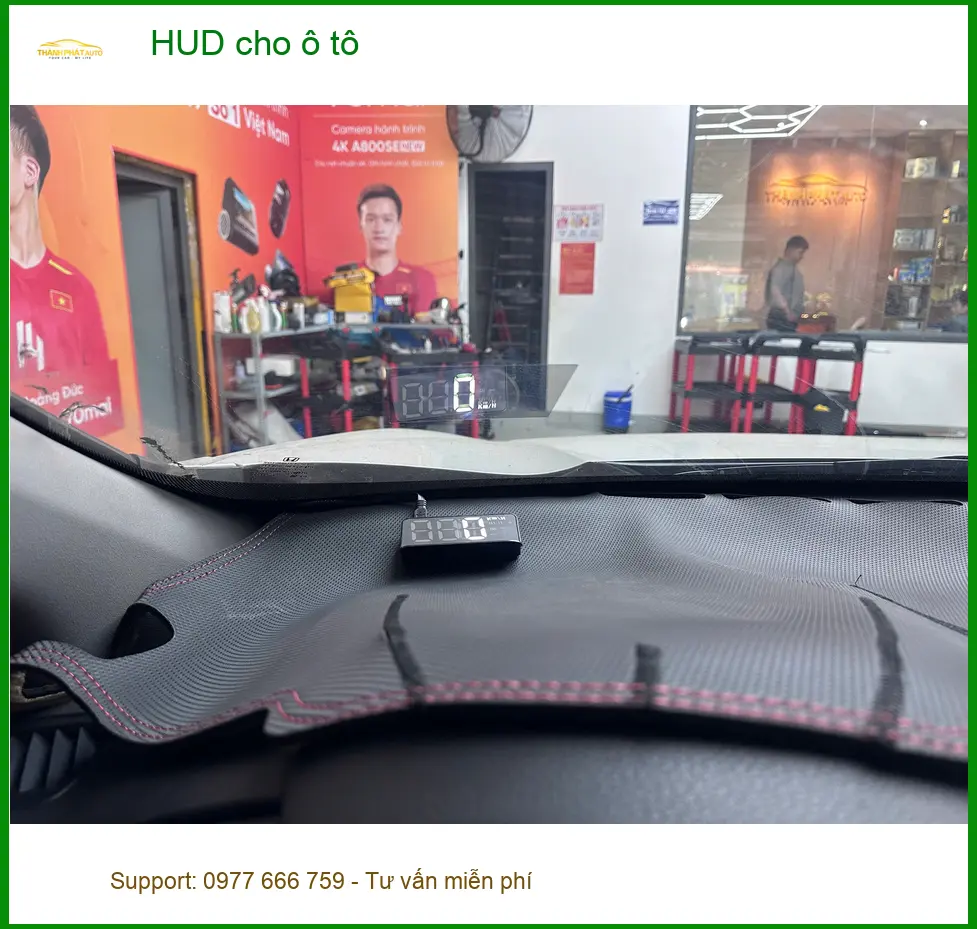 Anh Minh lắp HUD cho Hyundai Accent tại Quận 12 muốn lái xe an toàn hơn. ảnh thực tế 5