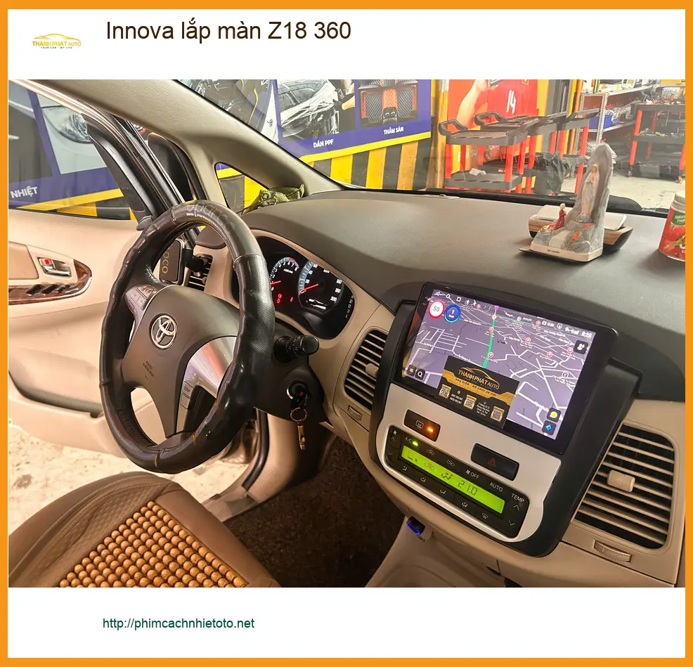 Chú Nam lắp màn Z18 360 cho Innova tại Quận 12 để lái xe an toàn hơn ảnh thực tế 5