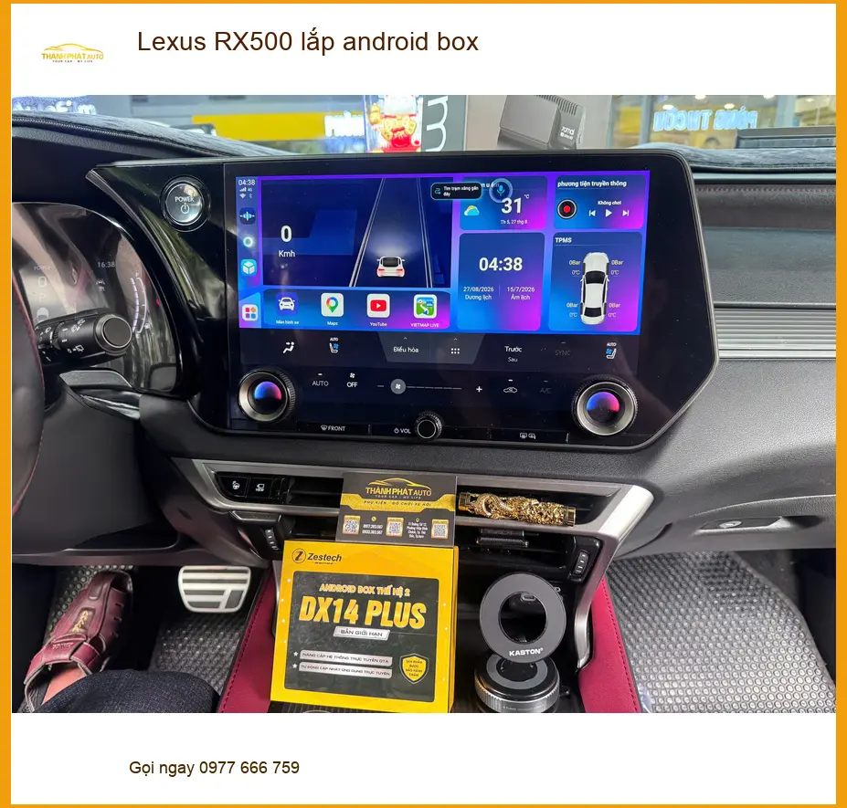 Trung tâm lắp Android Box Lexus RX500 Quận 9 uy tín, giá tốt ảnh thực tế 3