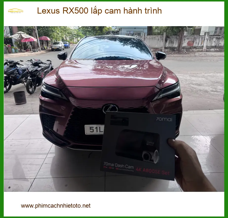 Anh Gia Bảo lắp cam hành trình Lexus RX500 ở Quận 9, an tâm mọi nẻo đường ảnh thực tế 2