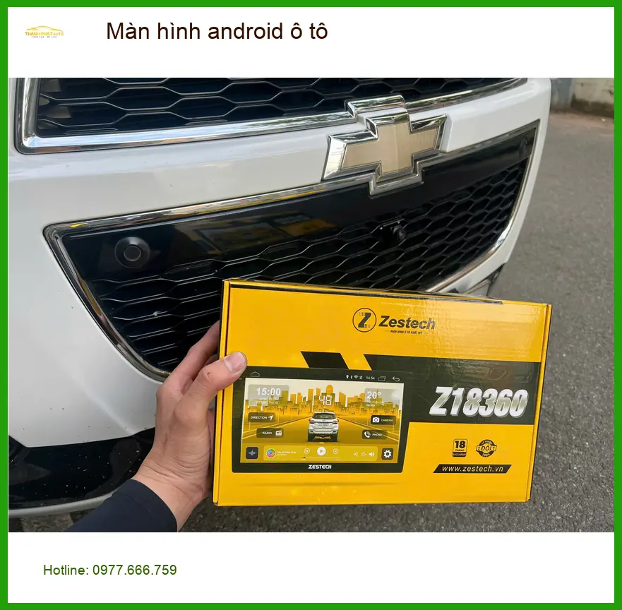 Anh Khải lắp màn hình Android ô tô cho Honda CRV tại Thủ Đức để tiện giải trí trên xe ảnh thực tế 2