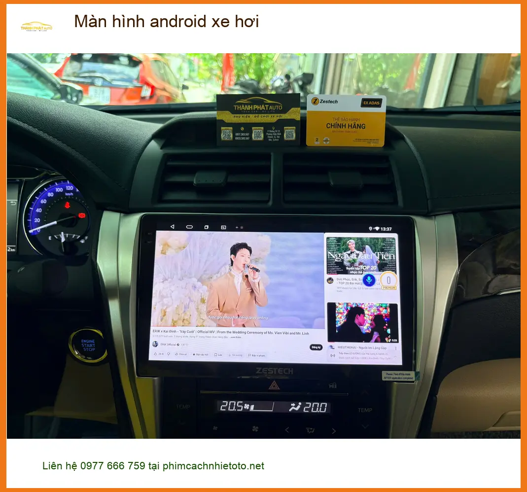 Anh Huy lắp màn hình Android xe hơi Honda CRV tại Thủ Đức uy tín, chính hãng ảnh thực tế 2