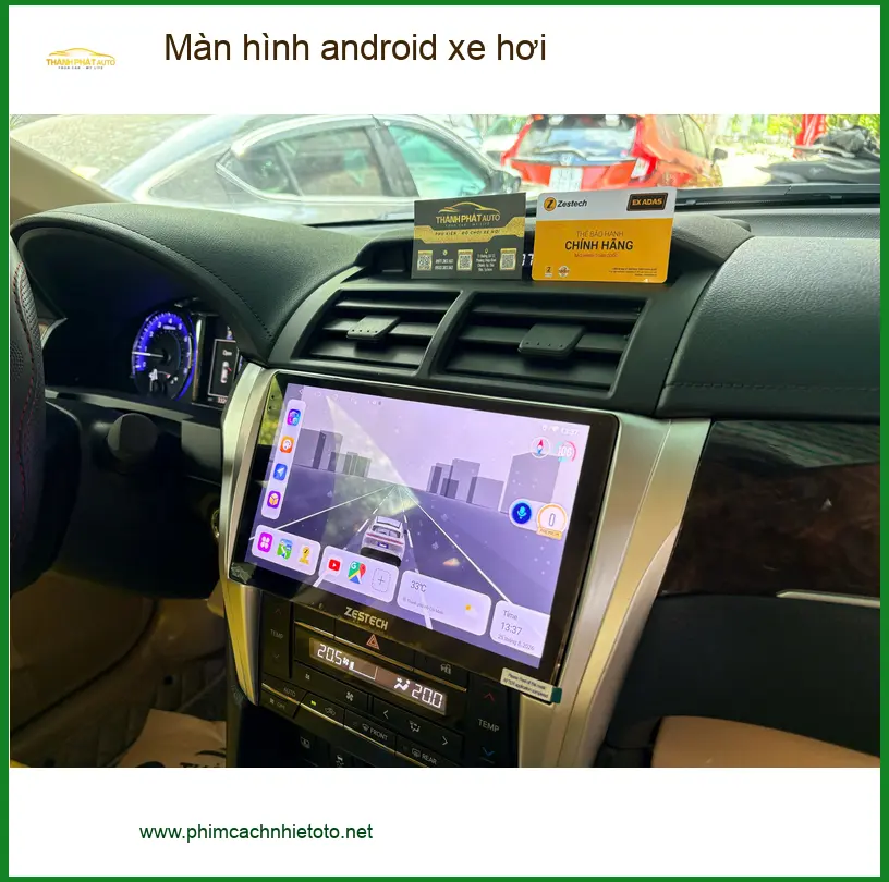 Anh Huy lắp màn hình Android xe hơi Honda CRV tại Thủ Đức uy tín, chính hãng ảnh thực tế 3