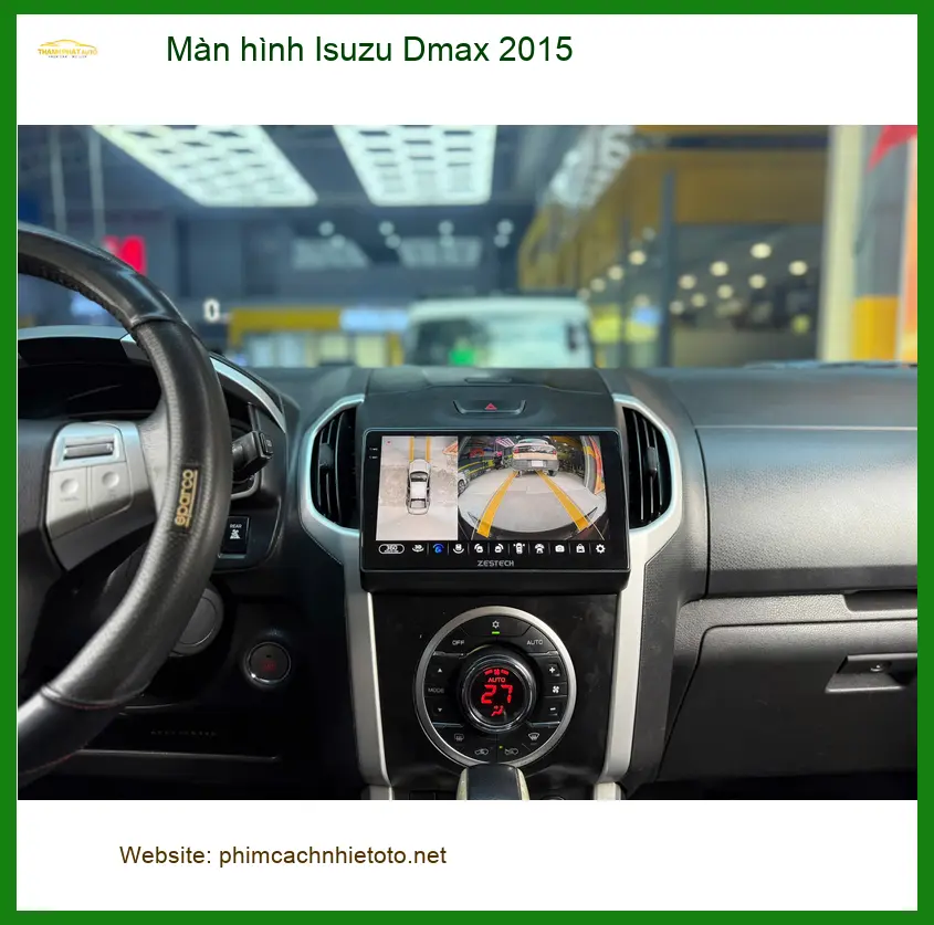 Anh Khải lắp màn hình Isuzu Dmax 2015 tại Quận 9, nâng tầm tiện ích giải trí ảnh thực tế 2