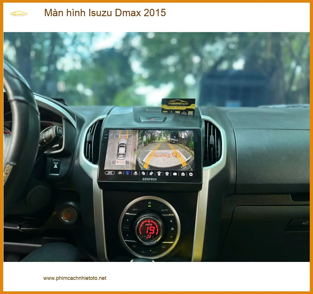Anh Minh nâng cấp màn hình Isuzu Dmax 2015 tại Quận 12 để giải trí tốt hơn ảnh thực tế 3