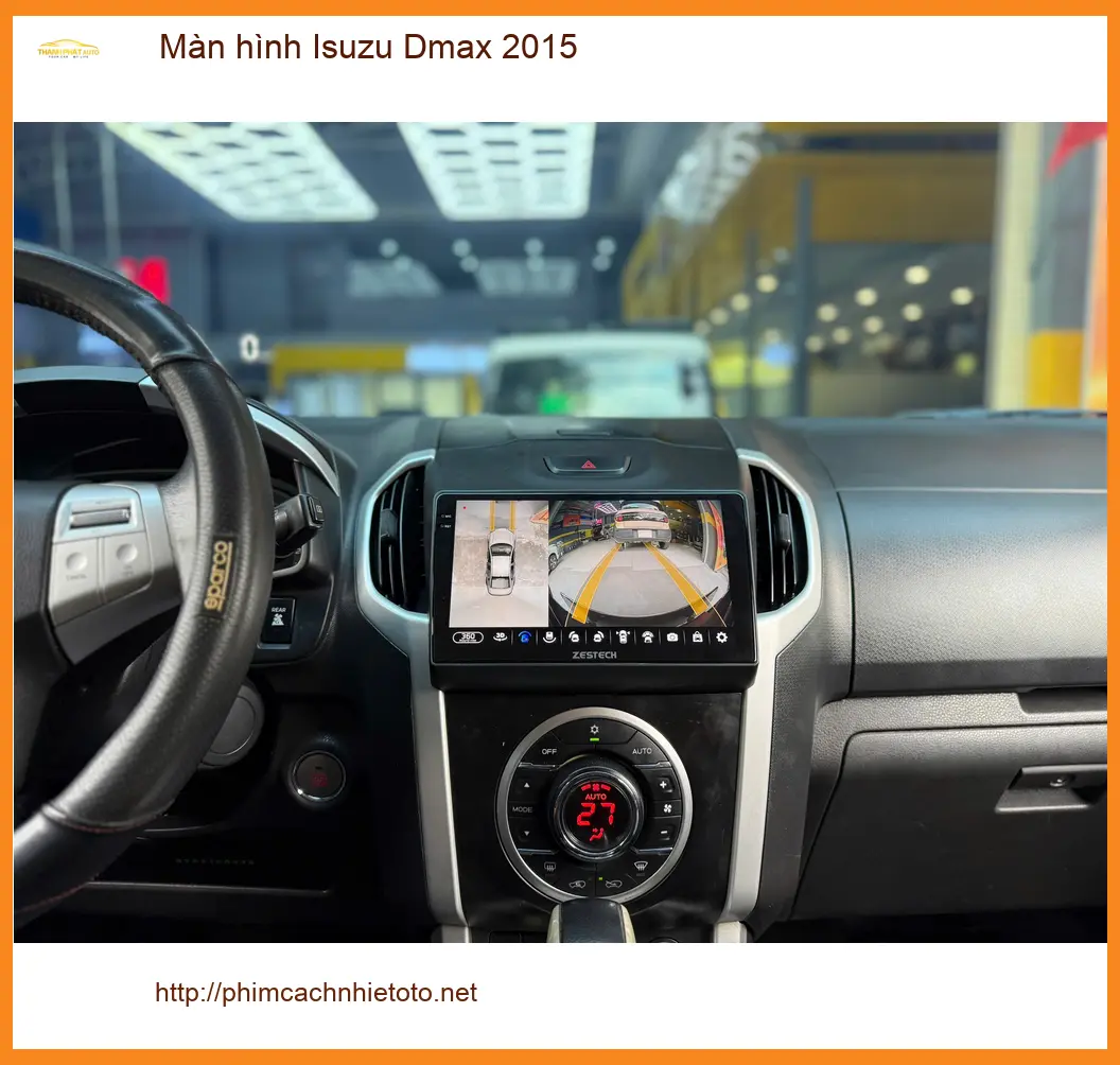 Anh Minh nâng cấp màn hình Isuzu Dmax 2015 tại Quận 12 để giải trí tốt hơn ảnh thực tế 4