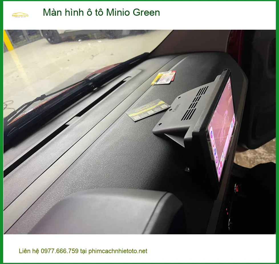 Chị Lan Anh lắp màn hình ô tô Minio Green cho Mazda CX-5 tại Quận 9 cho xe tiện nghi hơn. ảnh thực tế 3