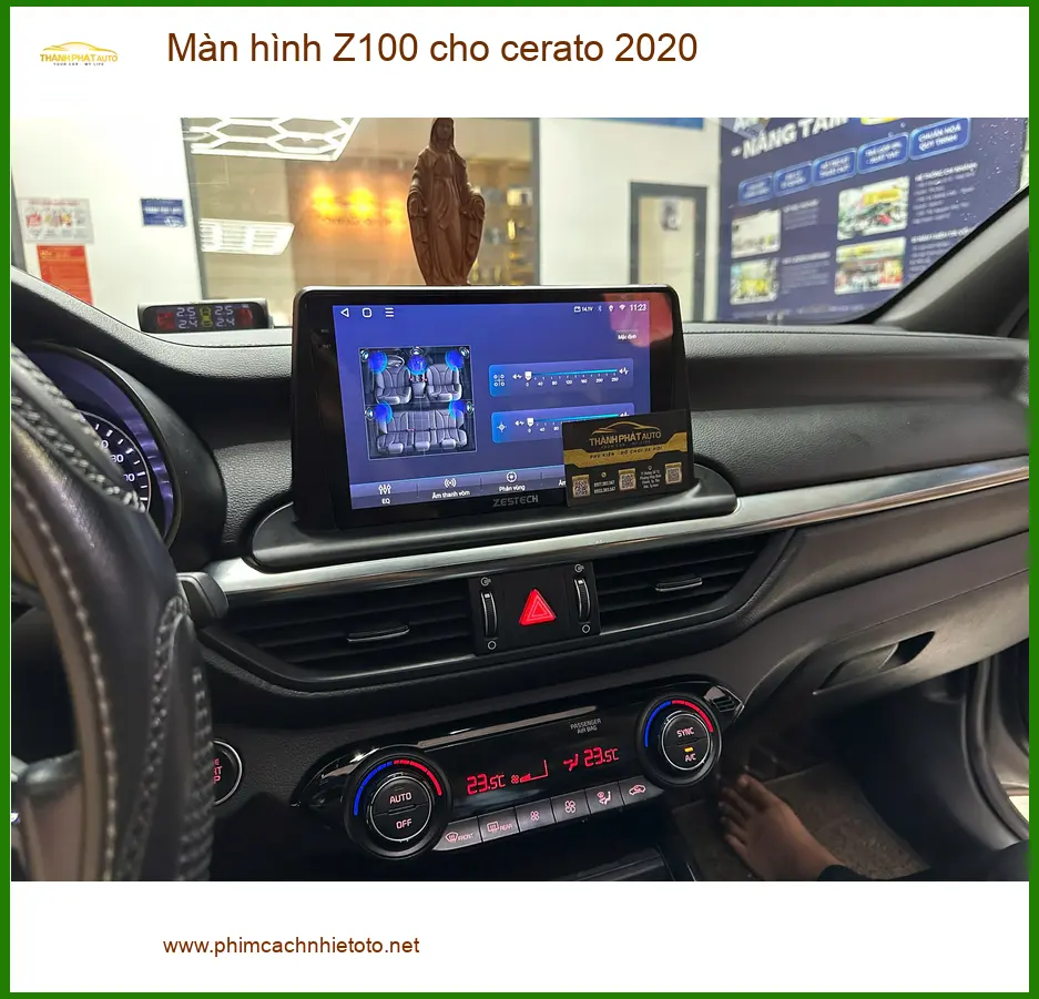 Anh Dũng lắp màn hình Z100 cho Cerato 2020 tại Quận 12 ảnh thực tế 2