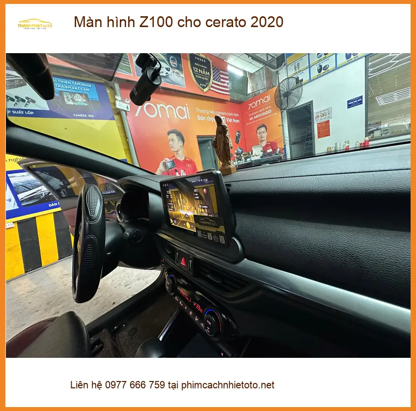 Anh Dũng lắp màn hình Z100 cho Cerato 2020 tại Quận 12 ảnh thực tế 3
