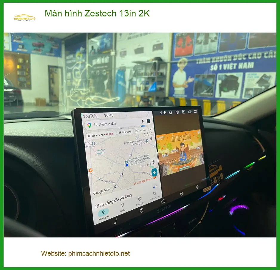 Anh Minh nâng cấp màn hình Zestech 13in 2K cho Honda CRV ở Quận 12 ảnh thực tế 5