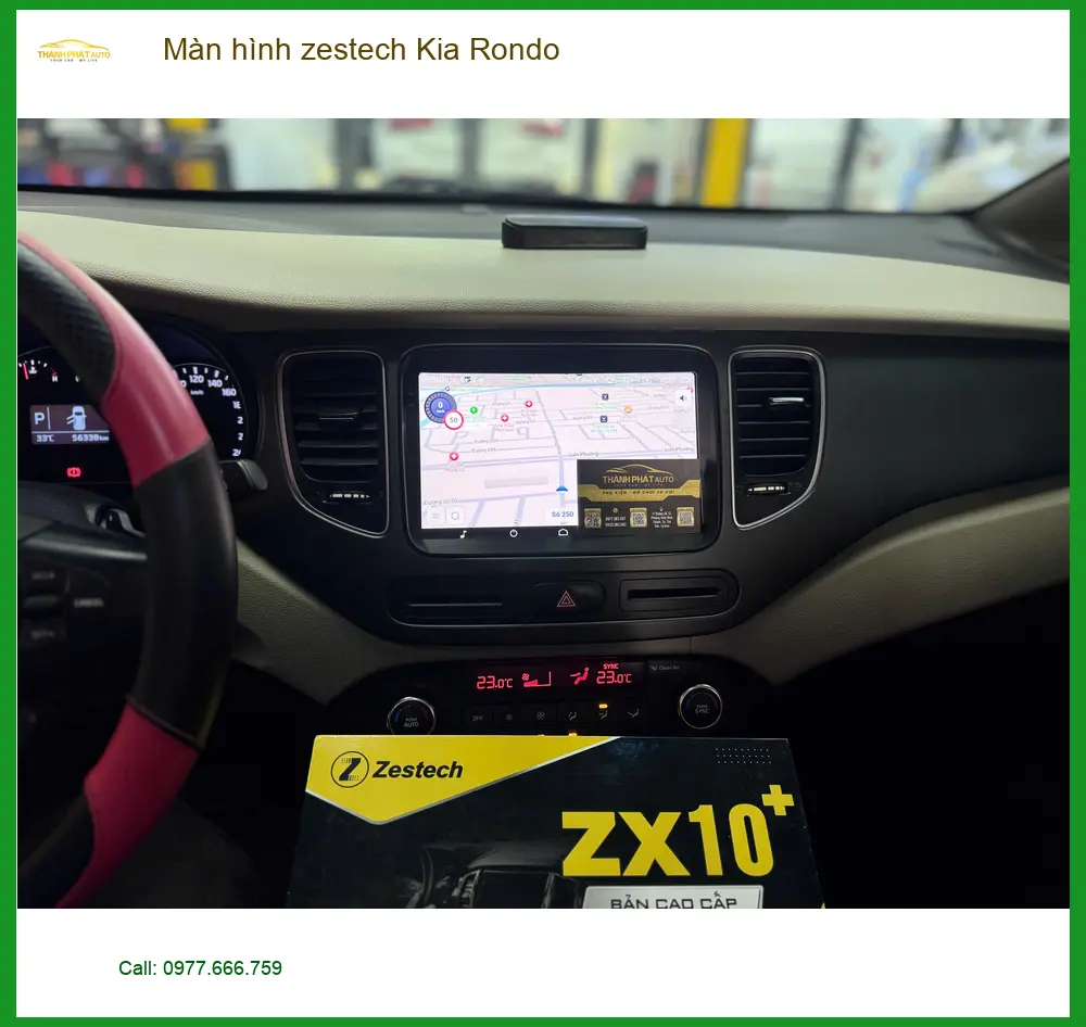 Chú Lâm nâng cấp màn hình Zestech Kia Rondo tại Quận 9 tiện lợi
