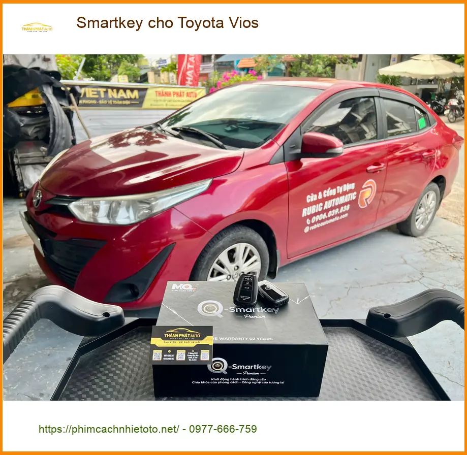 Anh Tấn lắp Smartkey cho Toyota Vios Quận Thủ Đức để giải quyết lỗi không nhận tín hiệu