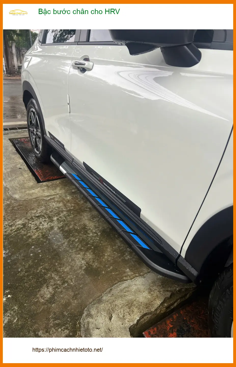 Anh Thành lắp bậc bước chân cho HRV ở Quận 9 để gia đình tiện lên xuống xe ảnh thực tế 2