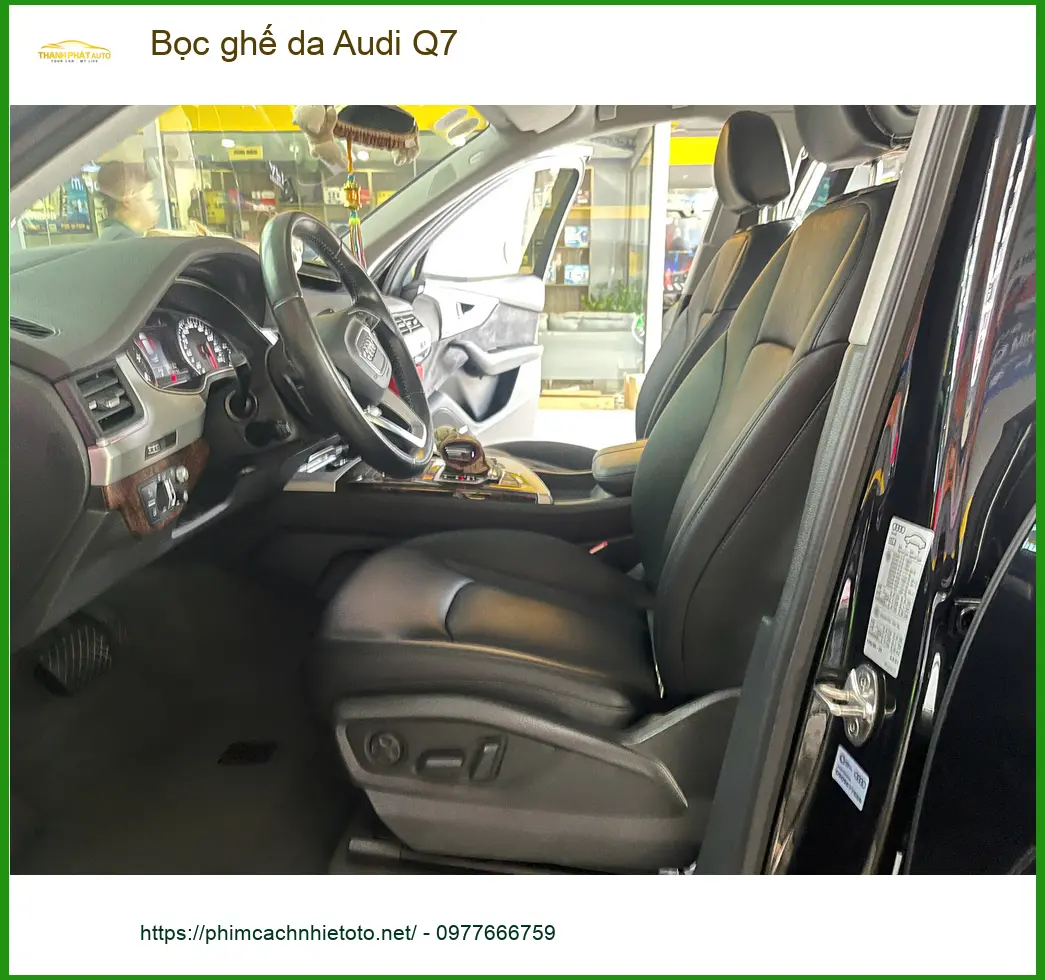 Anh Duy Khang bọc ghế da Audi Q7 tại Quận 9 vì ghế cũ bị hỏng do bé nghịch ảnh thực tế 2
