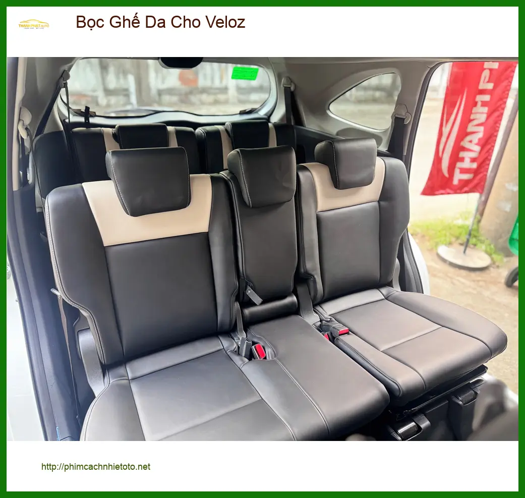 Anh Minh bọc ghế da cho Veloz tại Quận 9 để xe luôn mới và sang trọng ảnh thực tế 3