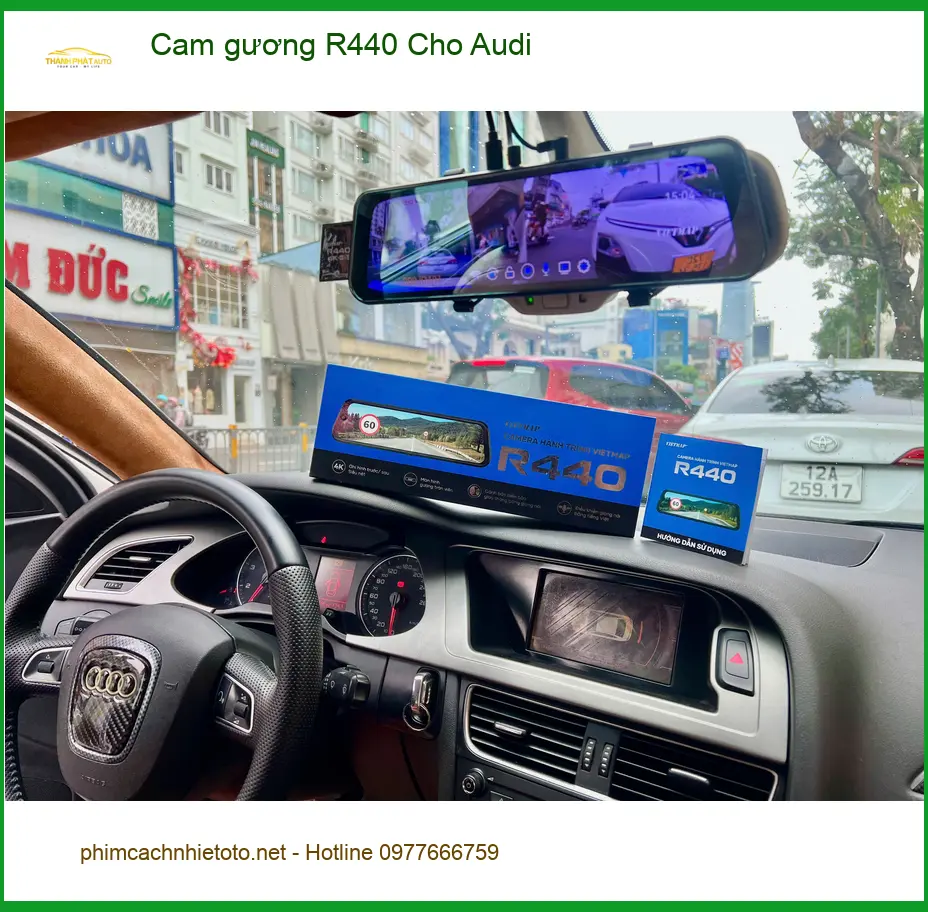 Anh Minh lắp cam gương R440 cho Audi Q5 tại Quận Thủ Đức để an tâm di chuyển