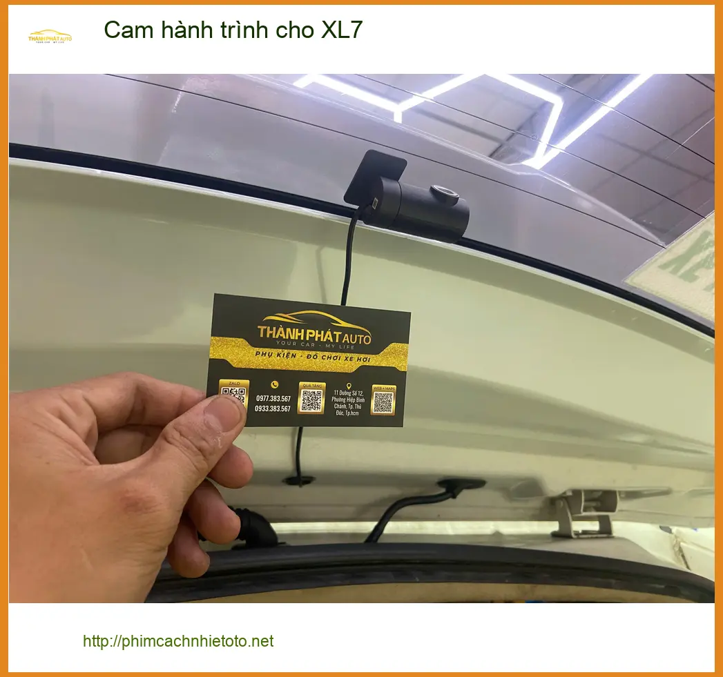 Chú Phát lắp cam hành trình chính hãng cho Suzuki XL7 ở Quận 12 ảnh thực tế 3
