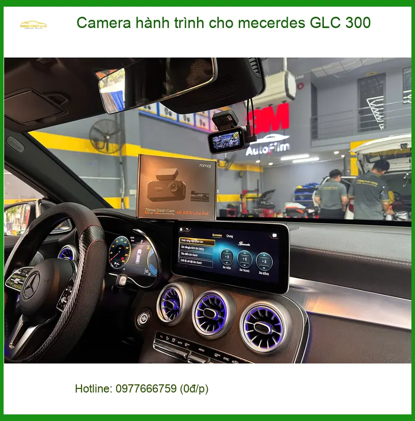 Anh Quang lắp Camera hành trình Mercedes GLC 300 tại Quận 9 để bảo vệ xe ảnh thực tế 2