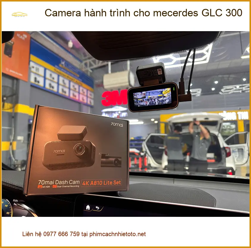 Anh Quang lắp Camera hành trình Mercedes GLC 300 tại Quận 9 để bảo vệ xe ảnh thực tế 4