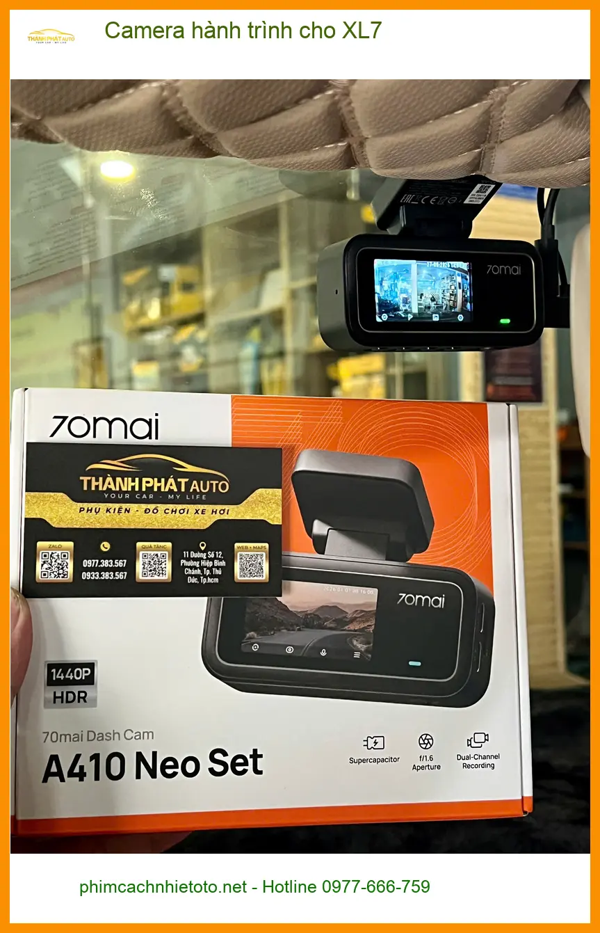Anh Khang lắp camera hành trình XL7 tại Thủ Đức phòng ngừa rủi ro giao thông.