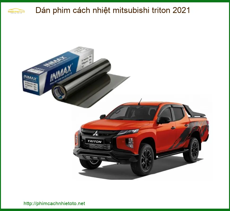 Dán phim cách nhiệt Mitsubishi Triton 2021 - Trung Tâm Lắp Đặt Uy Tín TPHCM