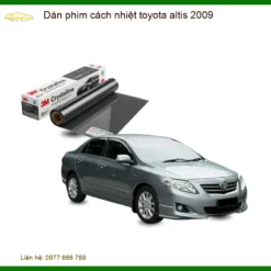 Dán Phim Cách Nhiệt Toyota Altis 2009 - Trung Tâm Thi Công Uy Tín TPHCM