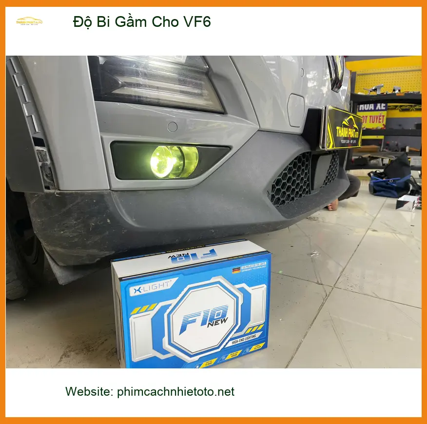 Anh Bách độ bi gầm cho VinFast VF6 tại Quận 9 để tăng cường ánh sáng ảnh thực tế 2
