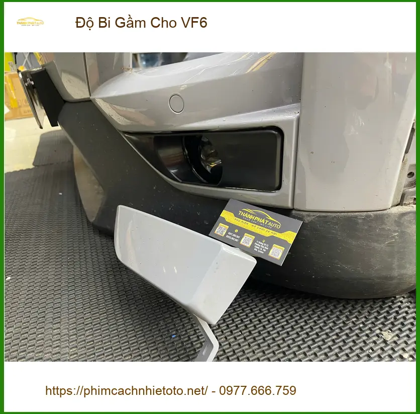 Anh Bách độ bi gầm cho VinFast VF6 tại Quận 9 để tăng cường ánh sáng ảnh thực tế 3
