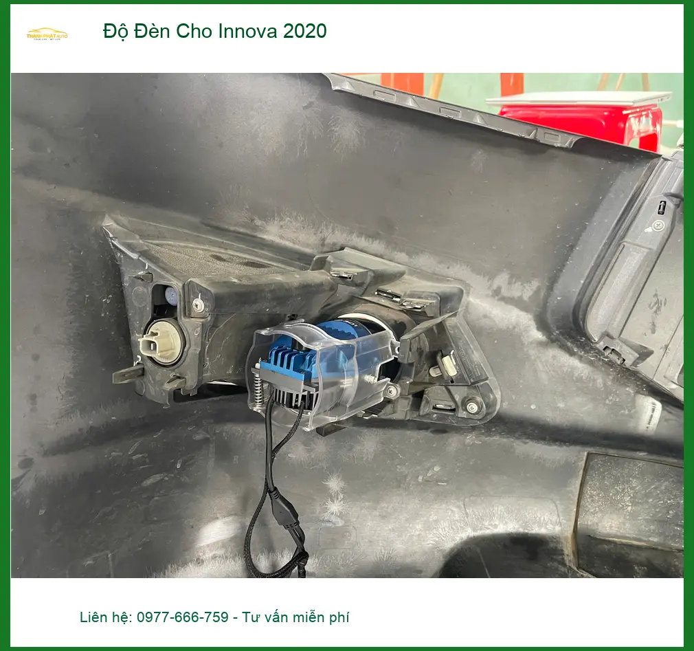 Anh Minh độ đèn Innova 2020 tại Quận 9 để đi đêm an toàn. ảnh thực tế 3