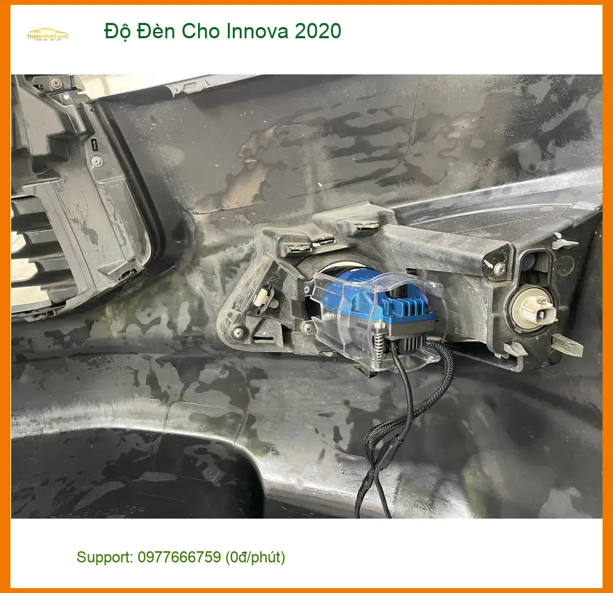 Anh Minh độ đèn Innova 2020 tại Quận 9 để đi đêm an toàn. ảnh thực tế 5