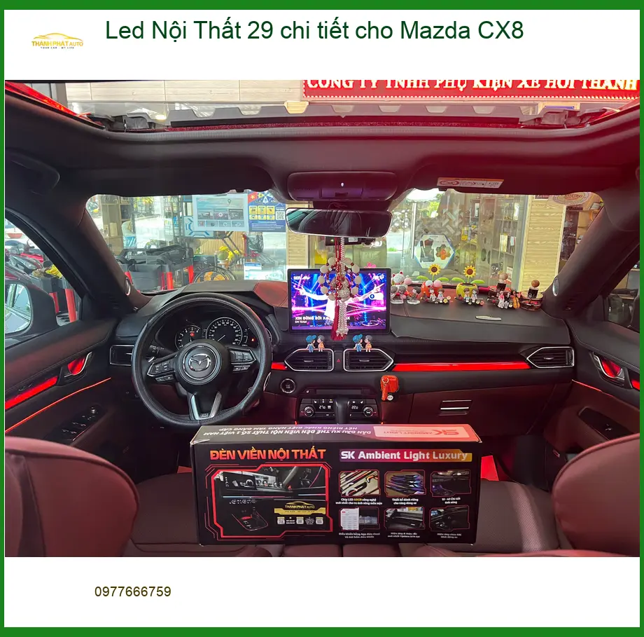 Anh Dũng nâng cấp Led Nội Thất 29 chi tiết cho Mazda CX8 tại Quận Thủ Đức ảnh thực tế 2