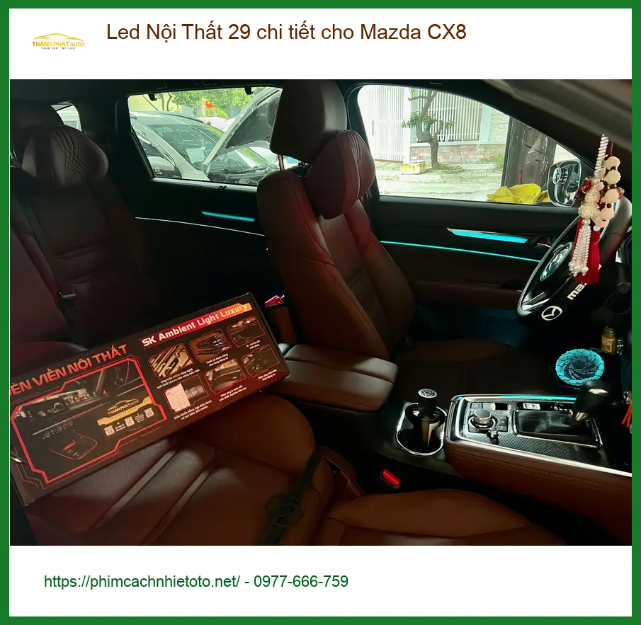 Anh Dũng nâng cấp Led Nội Thất 29 chi tiết cho Mazda CX8 tại Quận Thủ Đức ảnh thực tế 3