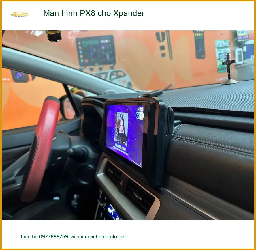 Anh Thanh lắp màn hình PX8 cho Xpander tại Quận 12 vì màn zin không đáp ứng đủ nhu cầu ảnh thực tế 3