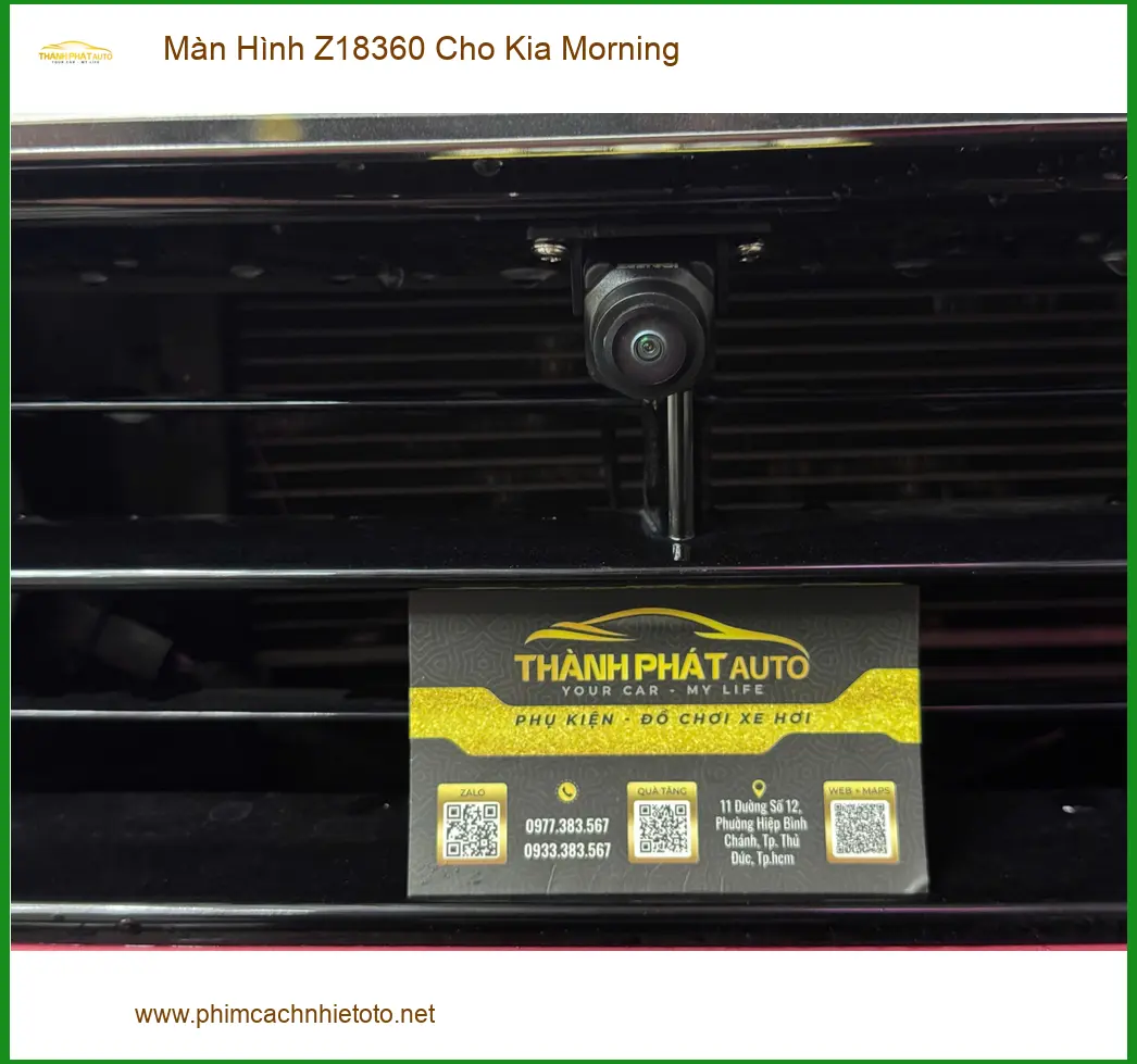 Chị Mai lắp màn hình Z18360 cho Kia Morning Quận 9 vì màn hình cũ hay đơ
