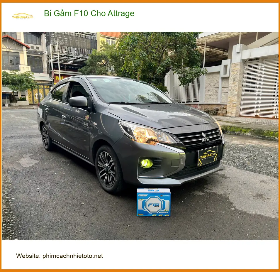 Anh Duy Khang lắp Bi Gầm F10 cho Attrage tại Quận Thủ Đức để đi đêm an toàn hơn ảnh thực tế 4