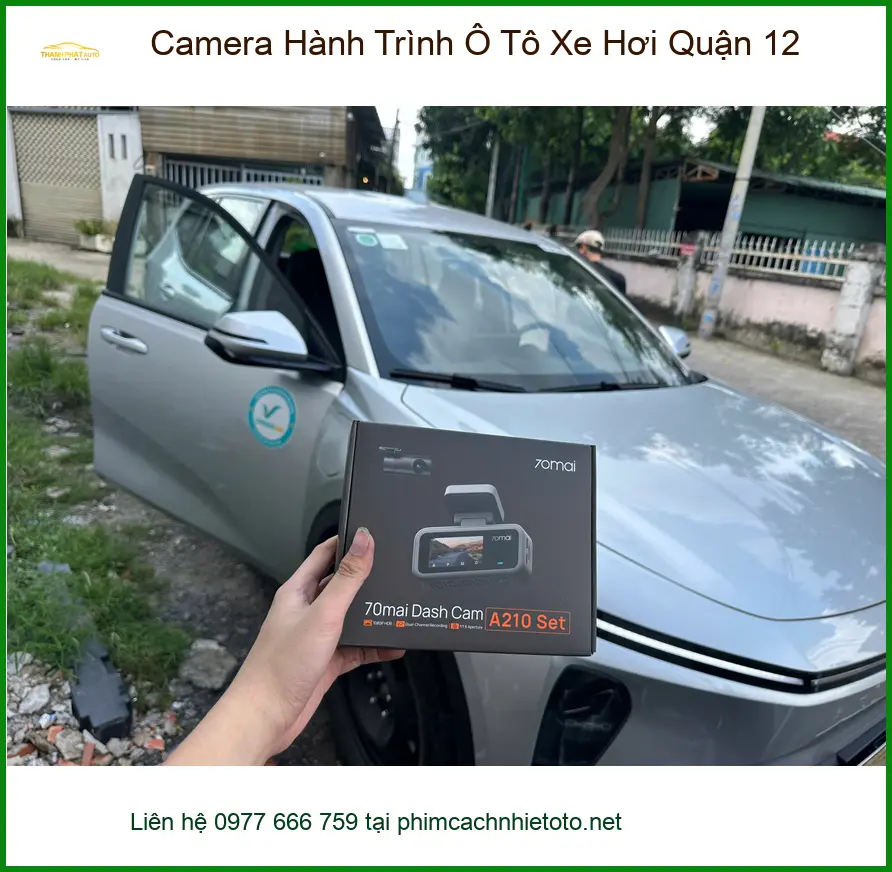 Chị Thảo lắp Camera Hành Trình Ô Tô Xe Hơi Suzuki XL7 Quận 12 an tâm di chuyển