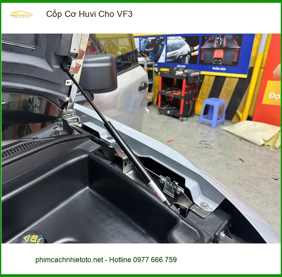 Anh Đăng lắp Cốp Cơ Huvi cho VF3 tại Quận 12 uy tín để mở cốp nhẹ nhàng ảnh thực tế 4