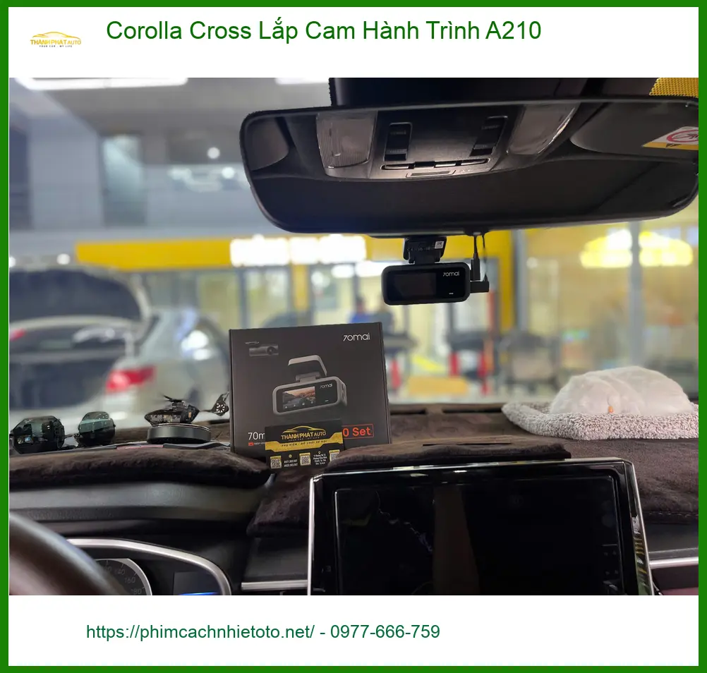 Chú Phát Corolla Cross Lắp Cam Hành Trình A210 Quận 9 đảm bảo an toàn ảnh thực tế 4