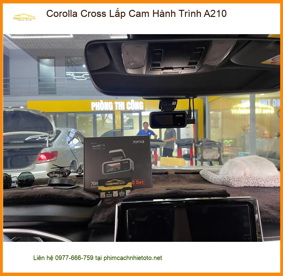 Chú Phát Corolla Cross Lắp Cam Hành Trình A210 Quận 9 đảm bảo an toàn ảnh thực tế 5