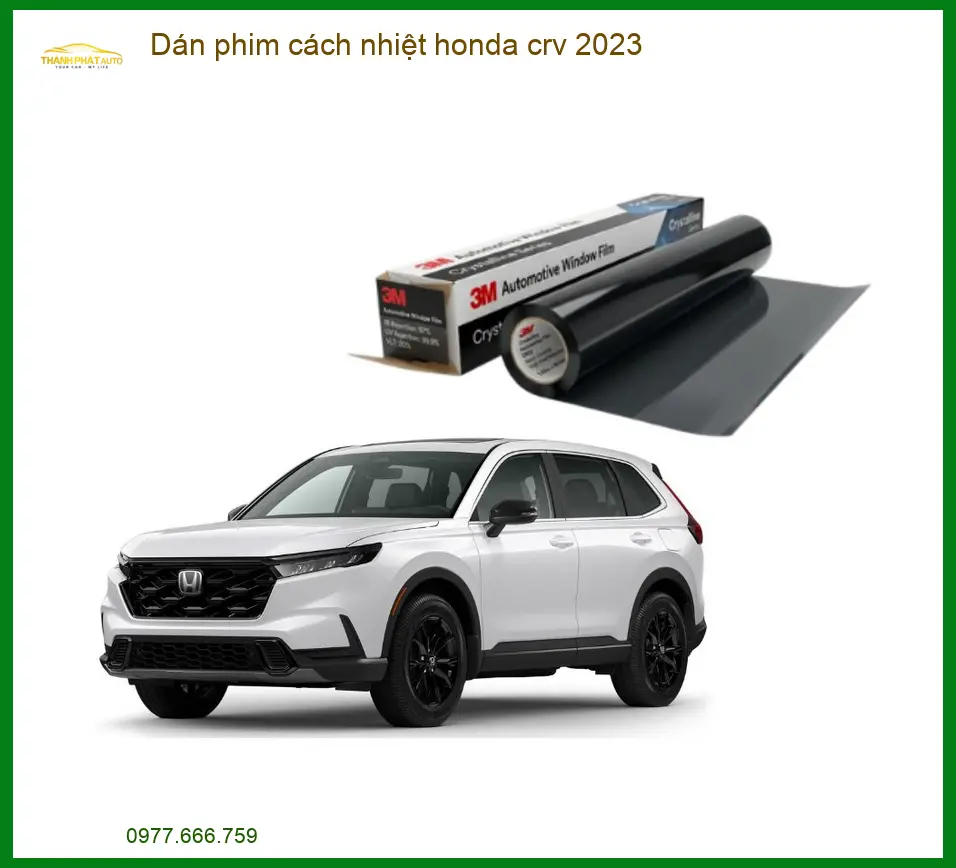 Dán Phim Cách Nhiệt Honda CRV 2023 - Địa Chỉ Lắp Đặt Uy Tín TPHCM