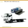 Dán Phim Cách Nhiệt Isuzu NPR - Địa Chỉ Lắp Đặt Phim Cách Nhiệt Uy Tín TPHCM