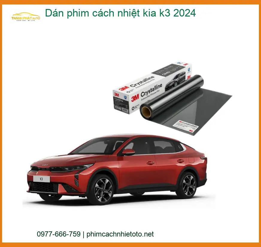 Dán Phim Cách Nhiệt Kia K3 2024 - Trung Tâm Gắn Chính Hãng TPHCM